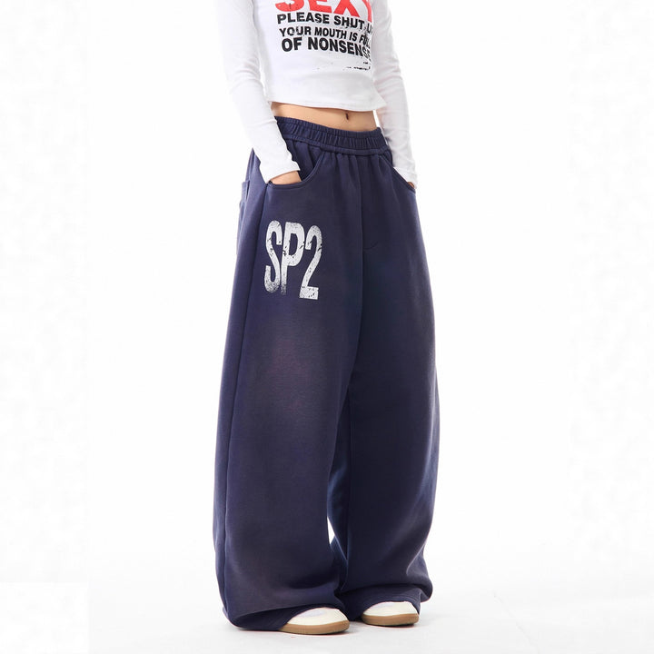 Damen Weite Sporthose Drune