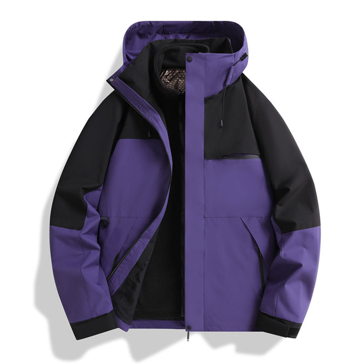 Herren Urban-Softshelljacke mit abgedichteten Nähten, verstellbarer Kapuze und minimalistischen Taschen Drune