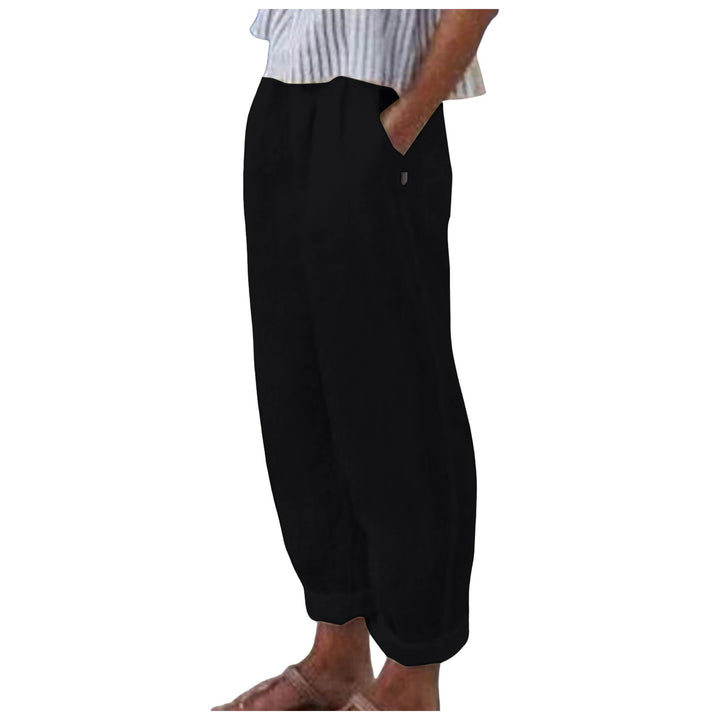 Damen Relaxed Fit Leinenhose Drune