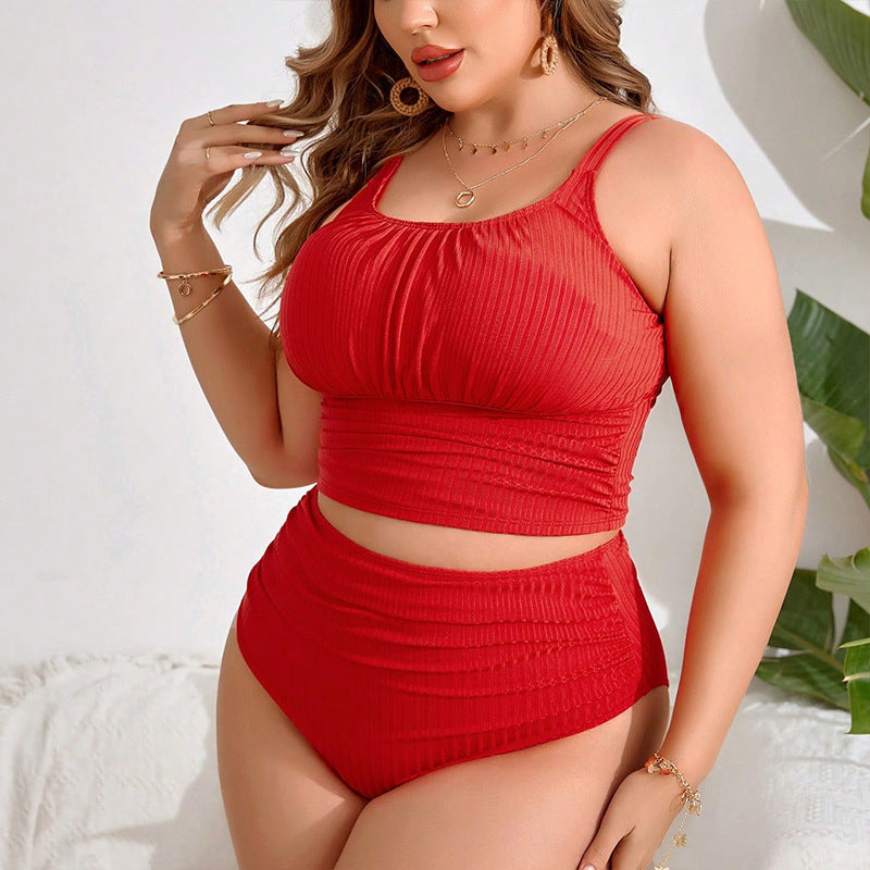 Damen Hochbundiger Bikini-Set Drune