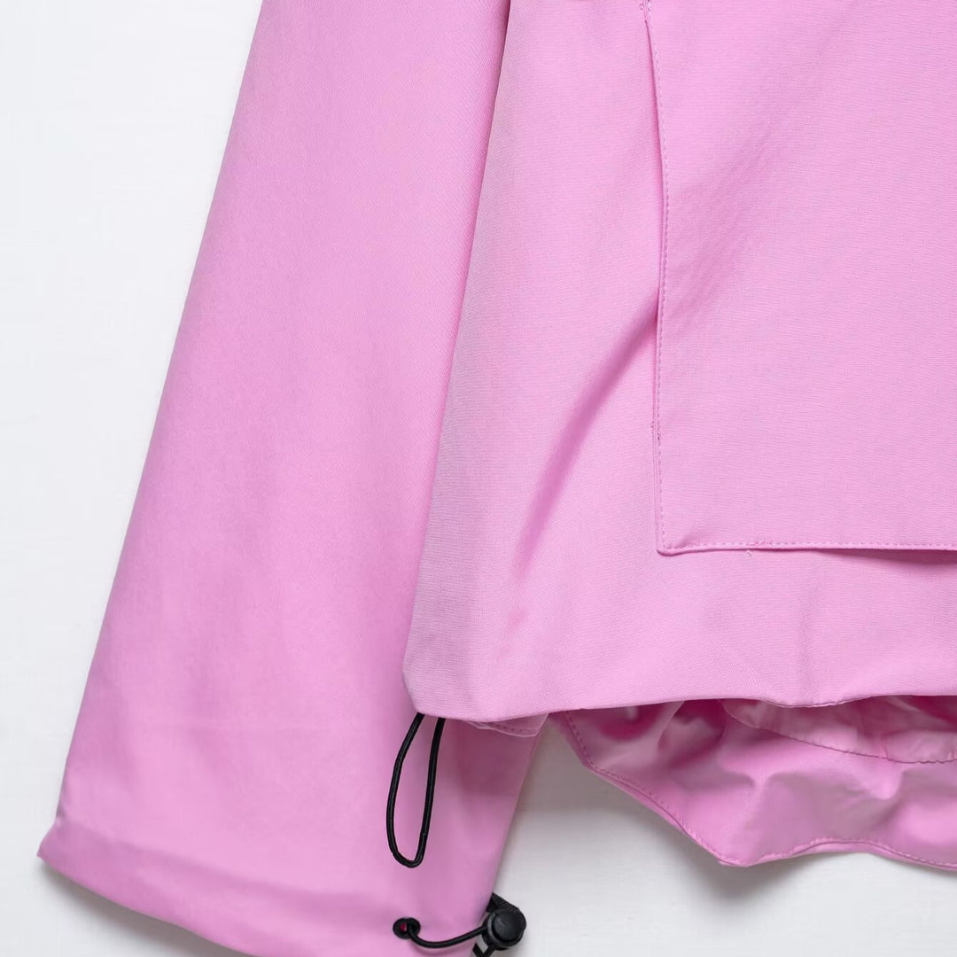 Damen Freizeitjacke mit verstellbarem Kapuzenkragen und praktischen Taschen Drune