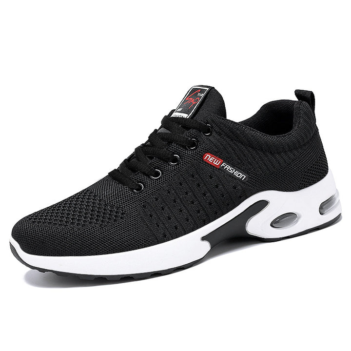 Herren nan leichter Performance-Sneaker mit 3D-Strickoberteil, integrierter Luftkammer-Zwischensohle und rutschfester Trail-Laufsohle Drune
