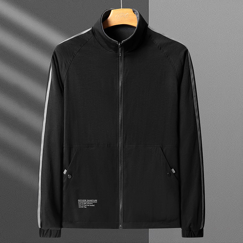 Herren Sportliche Übergangsjacke mit hohem Kragen Drune 1788241641