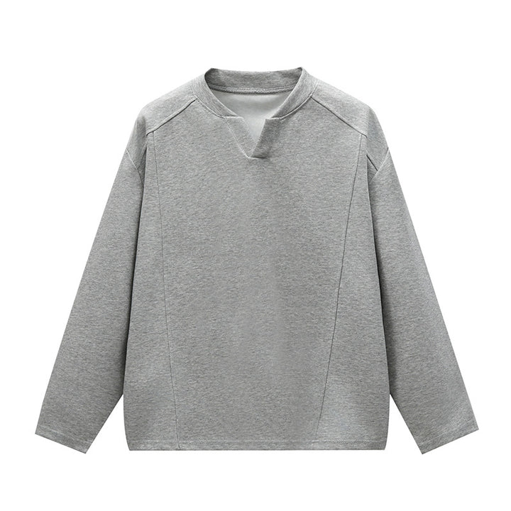 Unisex Oversize Rundhals-Sweatshirt mit Raglannähten und feiner Struktur Drune
