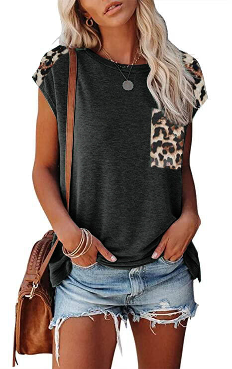 Damen Freizeit T-Shirt mit tierischem Motiv und bequemen Schnitt Drune