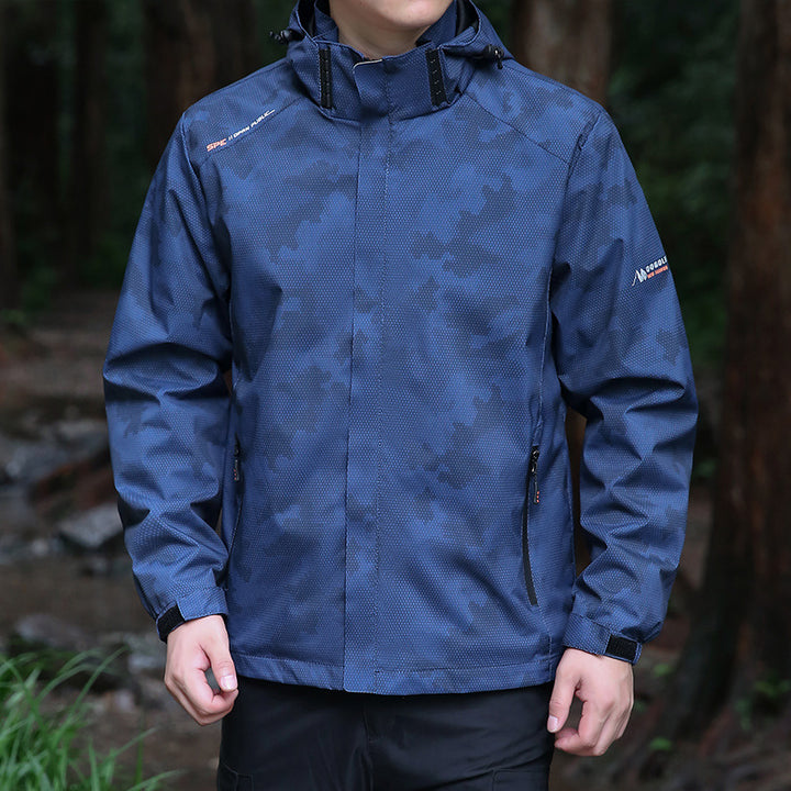 Herren wetterfeste Outdoor-Jacke Drune