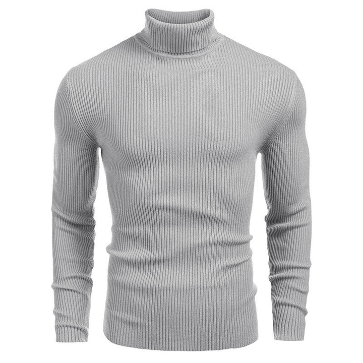 Herren Rollkragenpullover mit strukturiertem Rippenmuster Drune