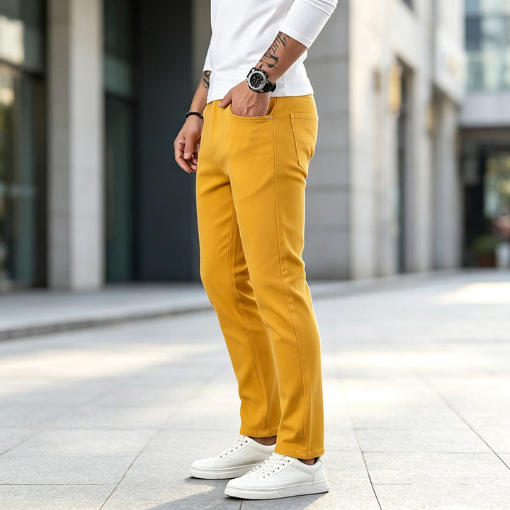 Herren Bequeme und stylische Chino-Hosen Drune