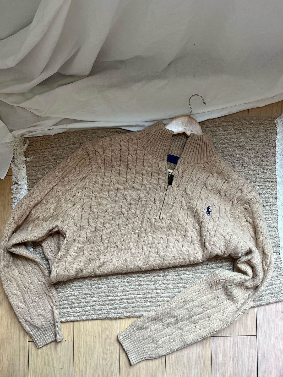 Damen Strickpullover mit hohem Kragen Drune