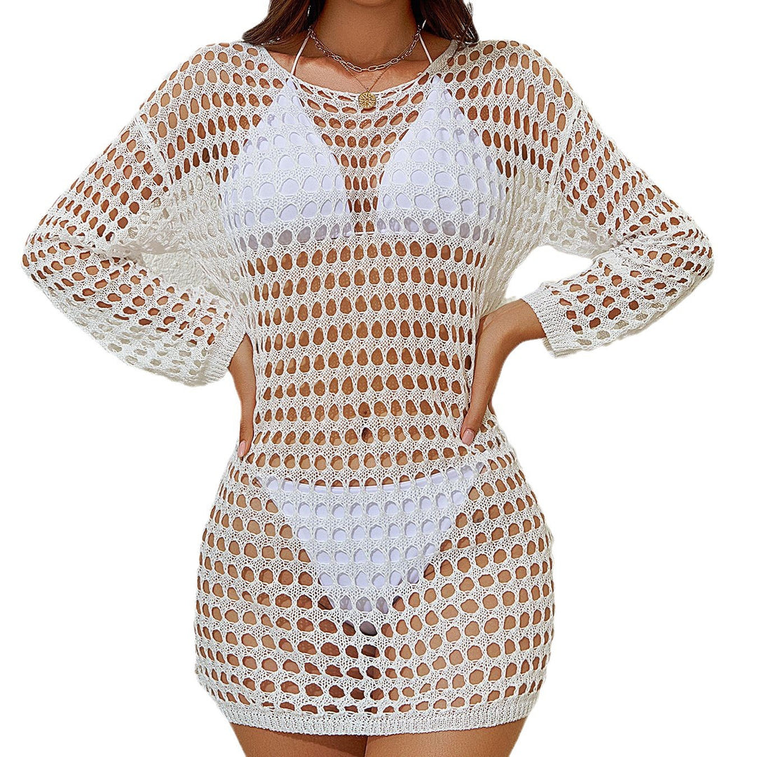 Damen Netz-Strandkleid Drune
