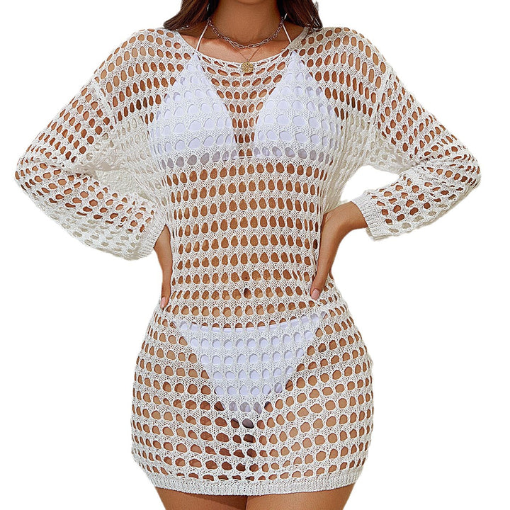 Damen Netz-Strandkleid Drune