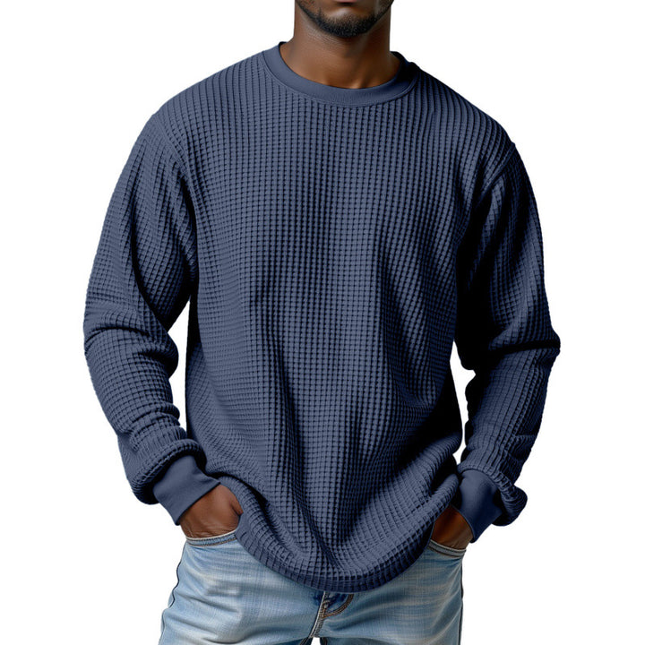Herren Urbaner Pullover mit Waffelstruktur Drune