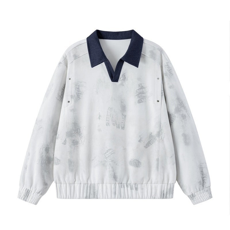 Damen Sportlicher Pullover mit Stehkragen Drune