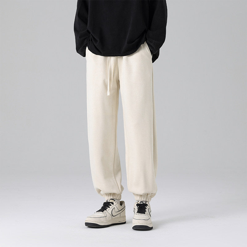 Herren Bequeme Fleece Jogginghose Drune