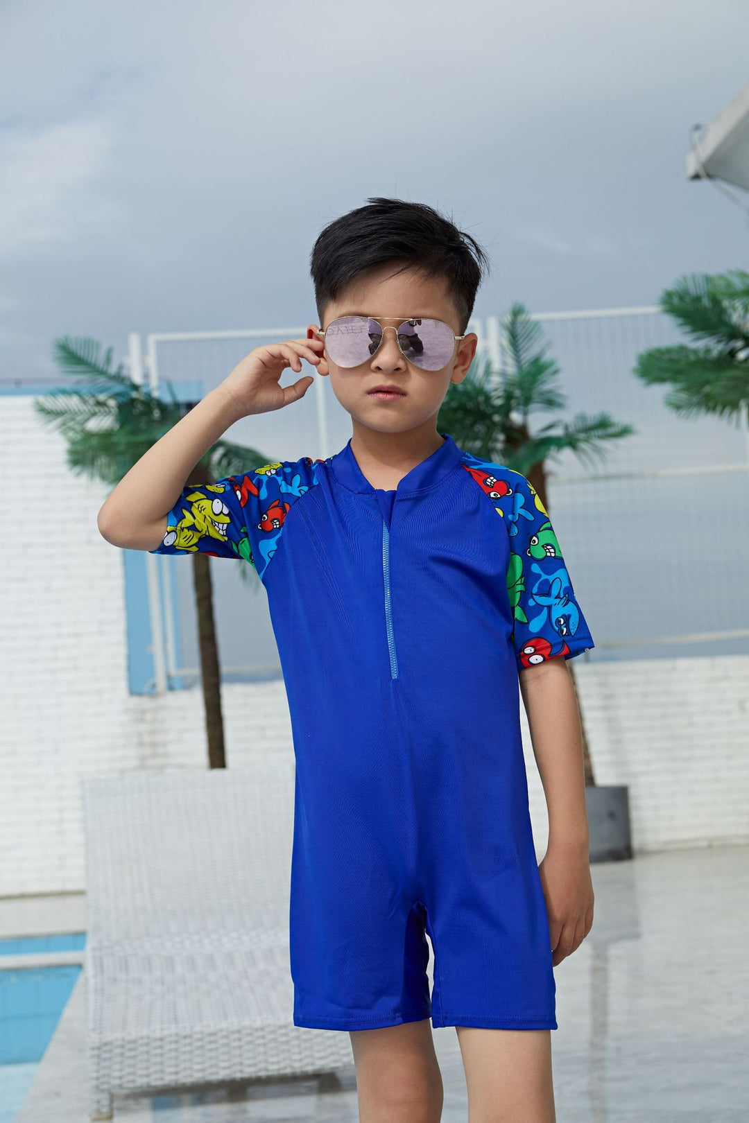 Jungen UV-Schutz Schwimmanzug Drune