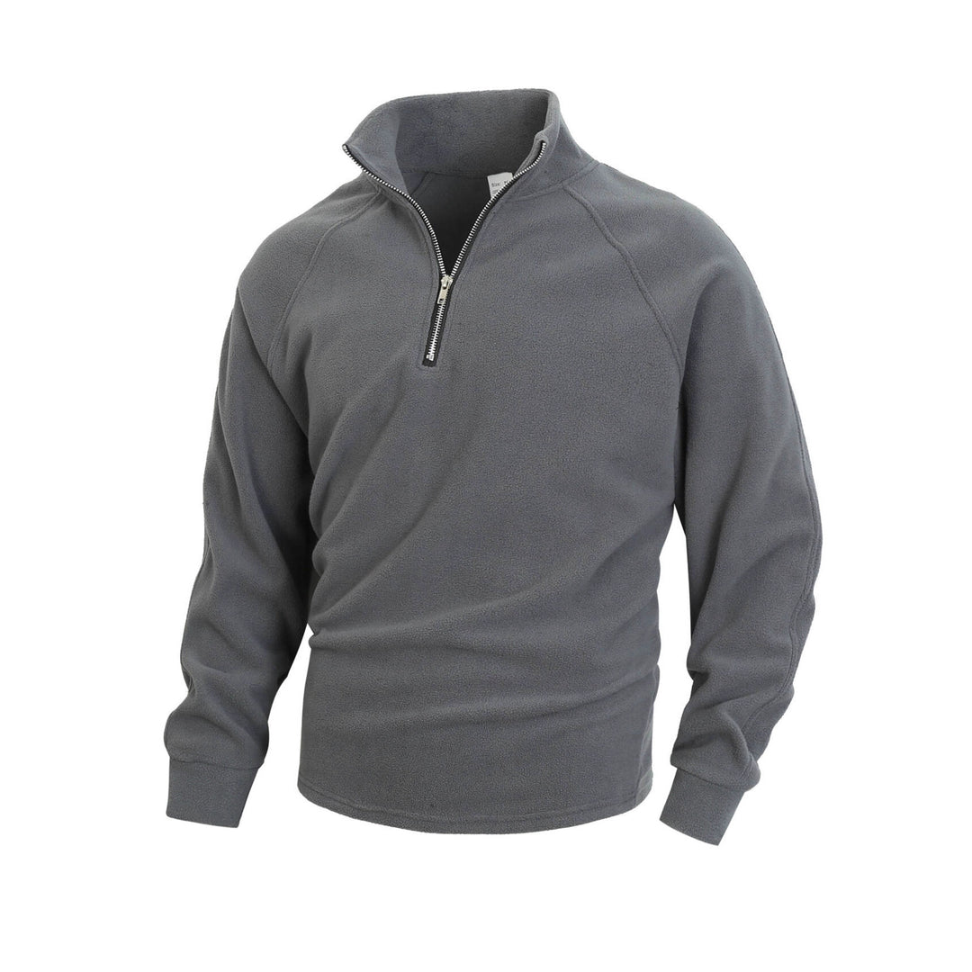 Herren Fleece Pullover mit halbem Reißverschluss Drune
