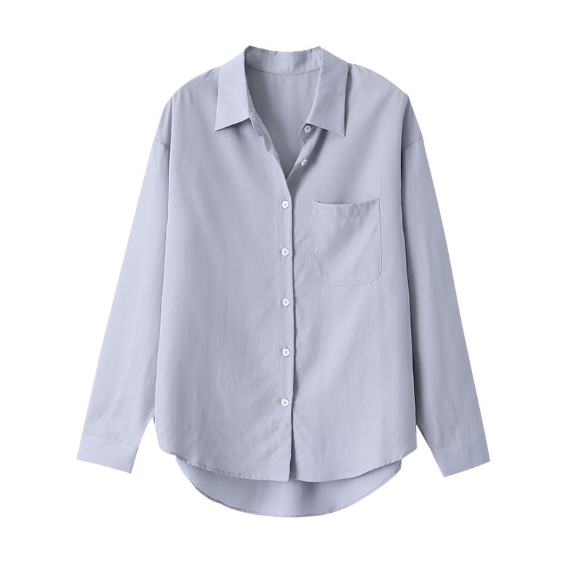 Damen Elegante und luftige Bluse mit Knopfdetails Drune