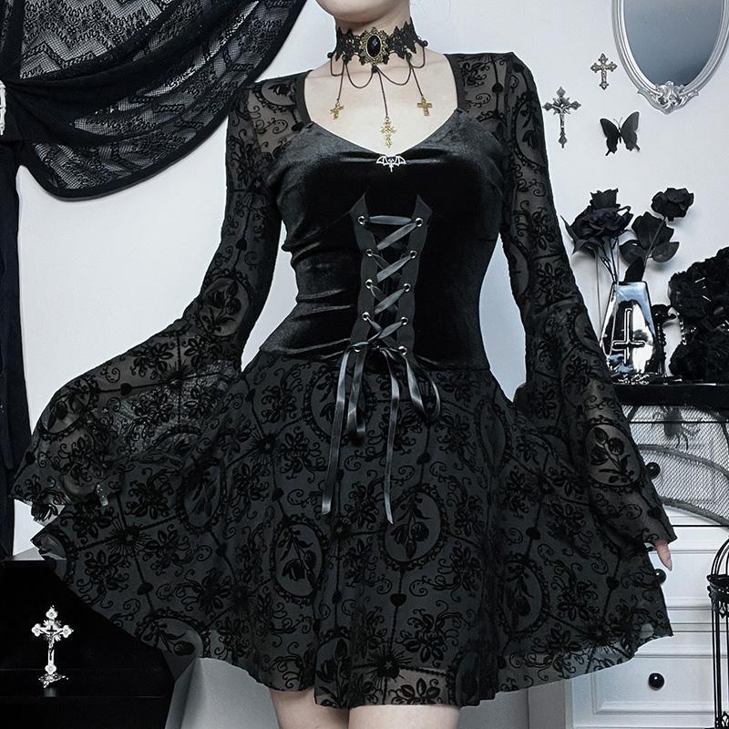 Damen figurbetonte Bluse mit Rüschendetails und Schnürung Drune