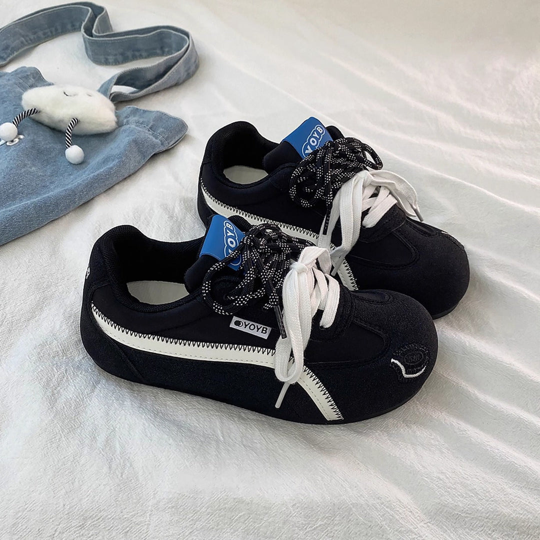 Damen Sportliche Sneakers mit verspieltem Tierdesign und flexiblem Obermaterial Drune