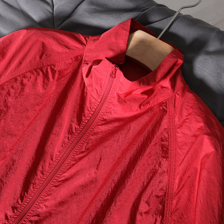 Damen Sportliche Jacke mit hohem Kragen Drune