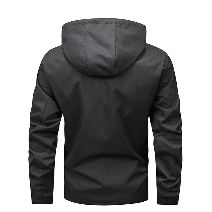 Herren wetterfeste Leichtjacke mit innovativem Kapuzensystem Drune