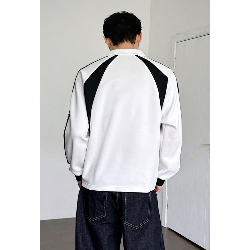 Herren Sportliches Zip-Pullover Drune
