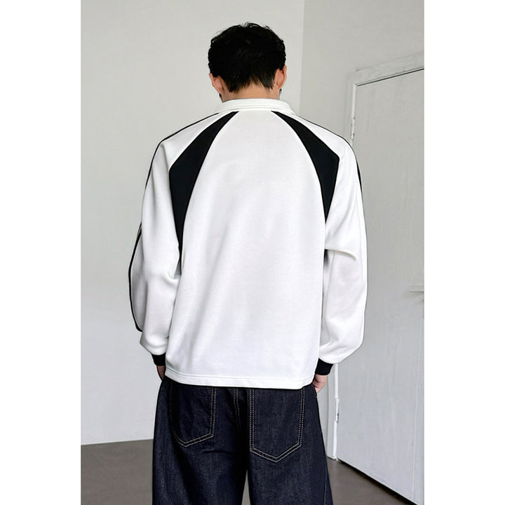 Herren Sportliches Zip-Pullover Drune