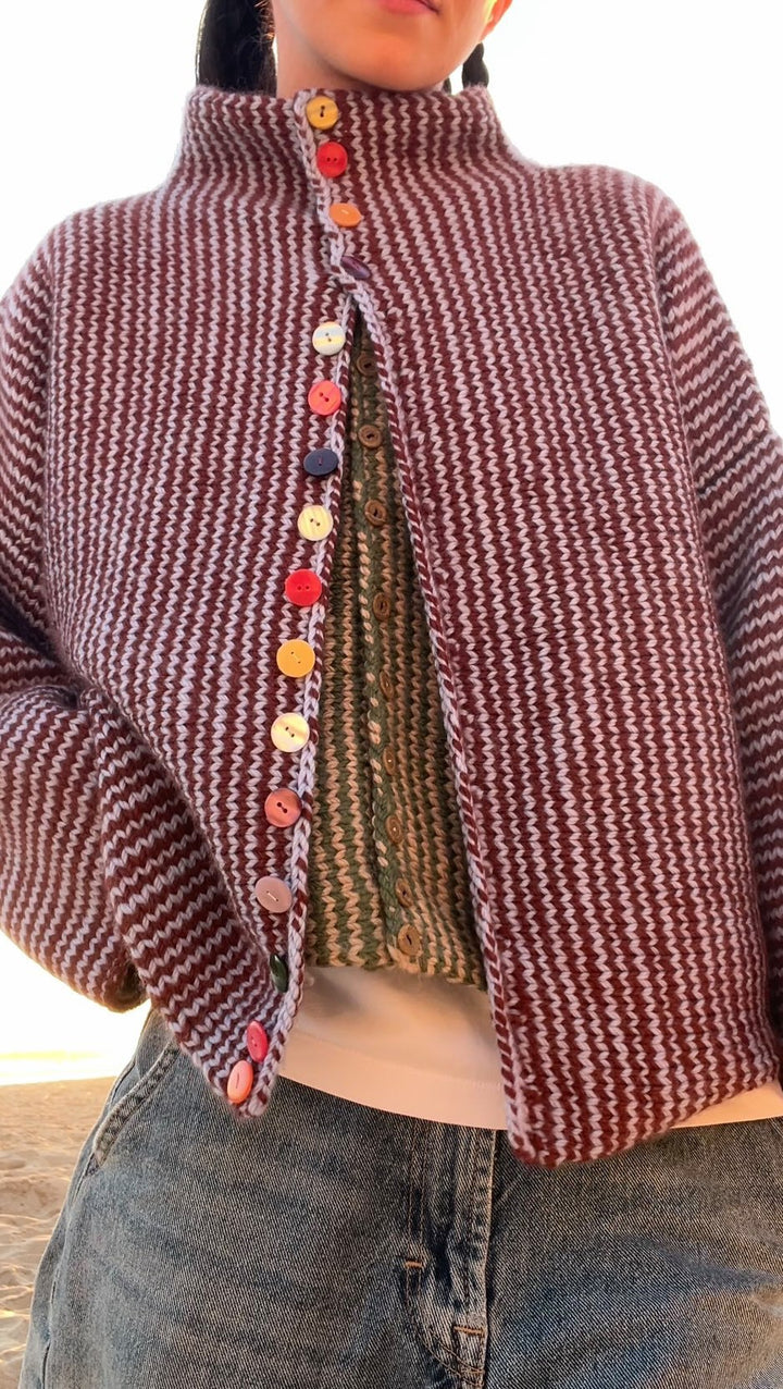 Damen modischer Strickpullover Drune