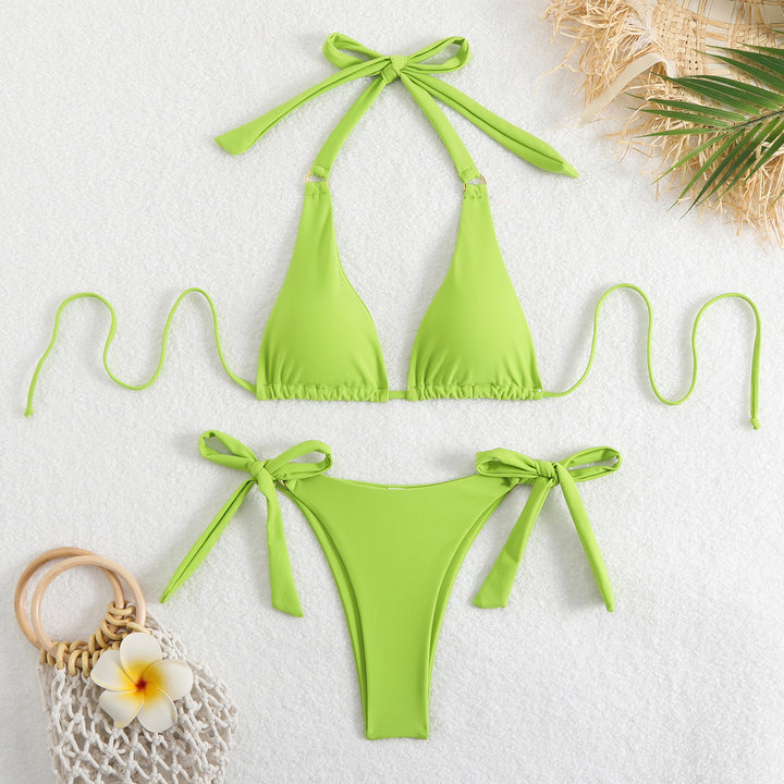 Damen Bikini-Set mit schickem Halterneck und verstellbaren Bändern Drune