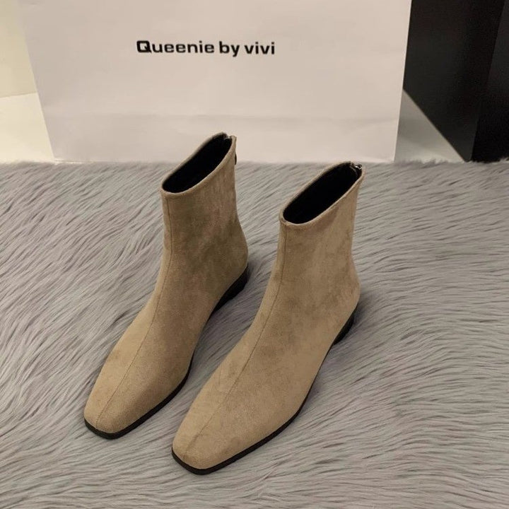 Damen Elegante Stiefeletten Drune