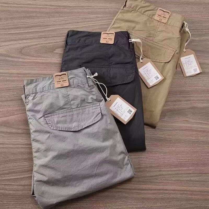 Herren Modische Chino-Hose mit elastischem Bund Drune