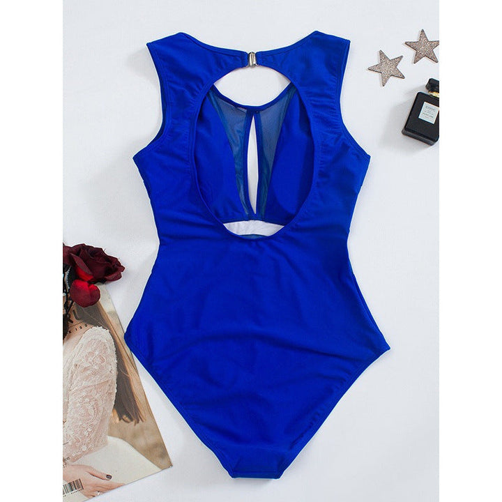 Damen Cut-Out Einteiler Badeanzug Drune