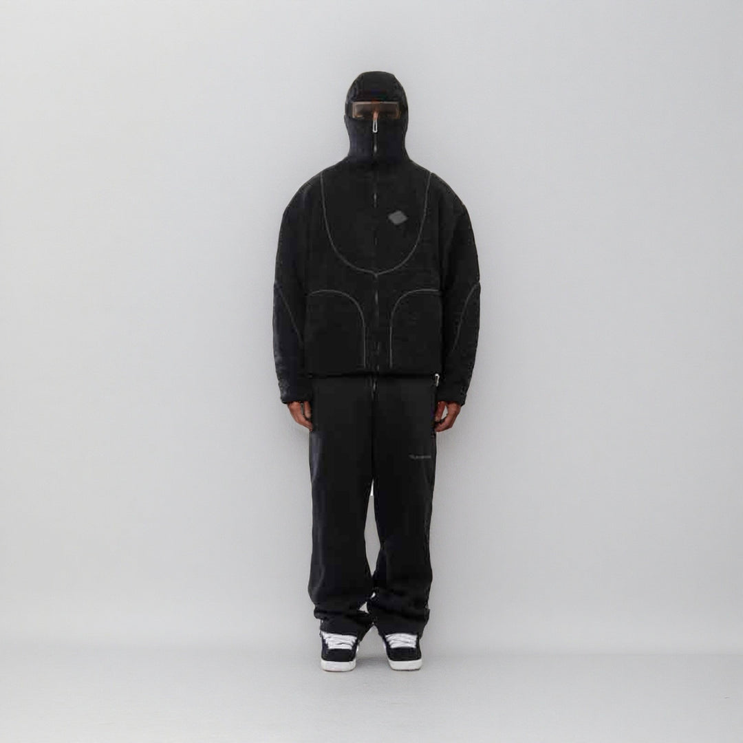 Herren stylische und funktionale Kapuzenjacke mit isolierter Fütterung Drune