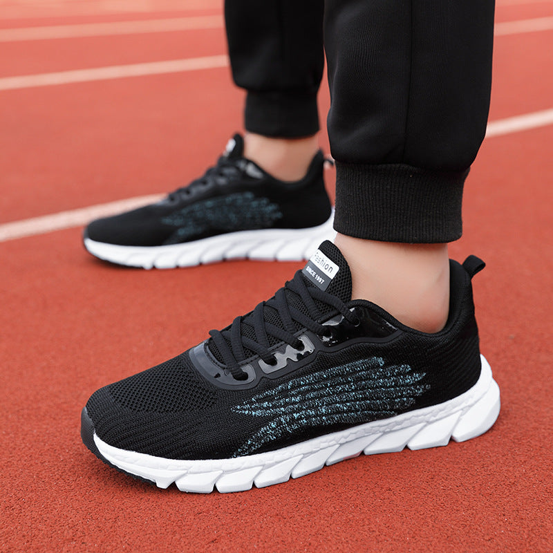 Herren Laufschuhe mit atmungsaktivem Obermaterial und stoßdämpfender Sohle Drune