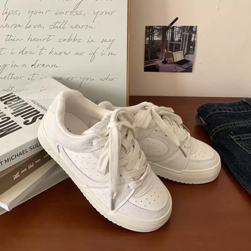 Damen Sneakers im modernen minimalistischen Design mit atmungsaktiven Oberflächen und gepolsterter Innensohle Drune