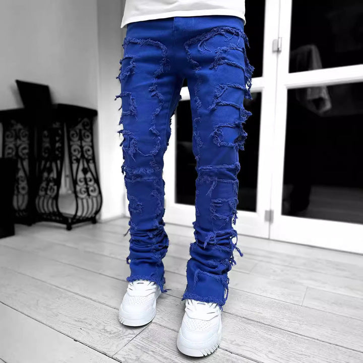Herren modische Zerrissene Skinny Jeans im lässigen Street-Style Drune