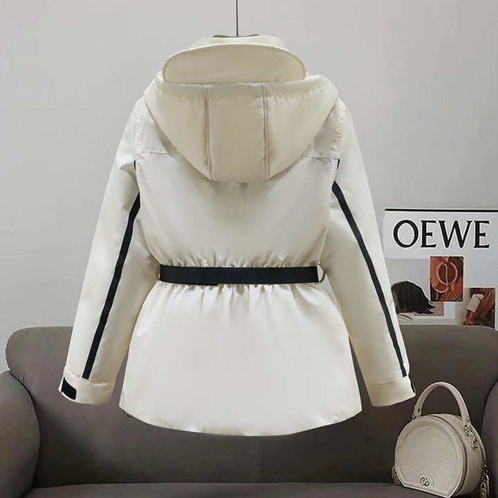 Damen Isolierte Parkajacke mit praktischem Taillengürtel und großen Taschen Drune