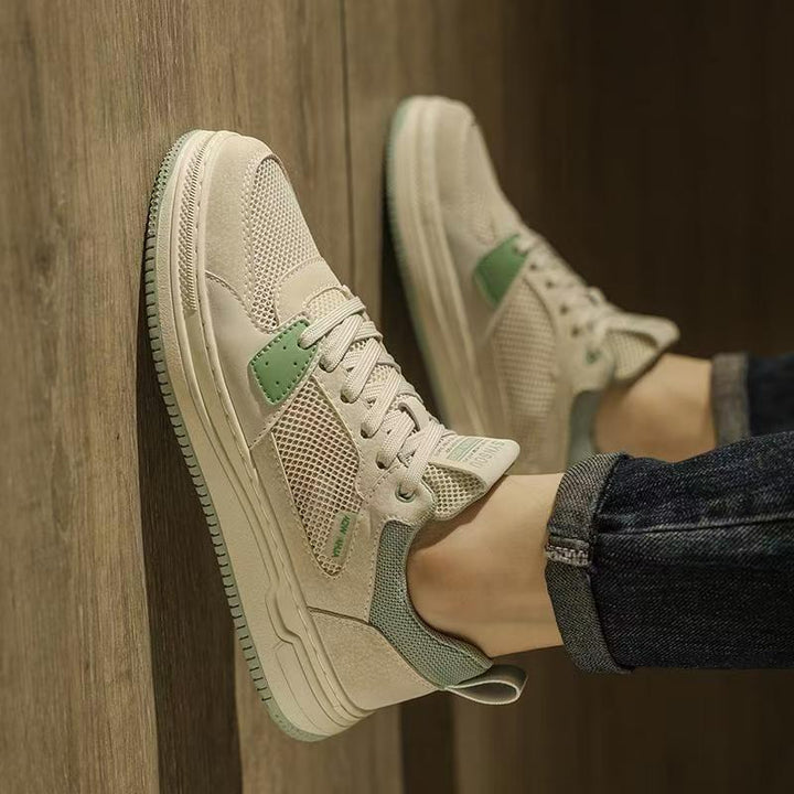 Damen Atmungsaktive Freizeit Sneakers mit rutschfester Sohle und gepolstertem Fußbett Drune
