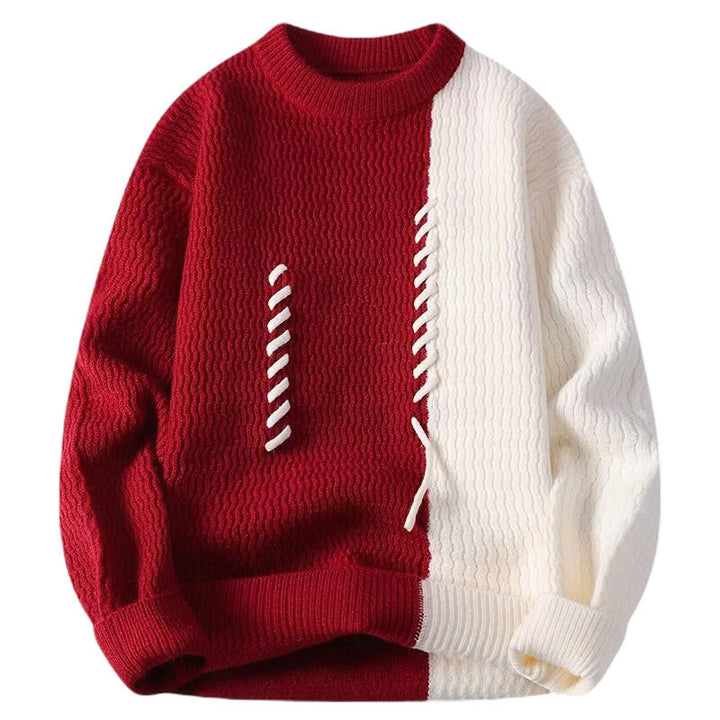 Herren Modischer Pullover mit Struktur Drune