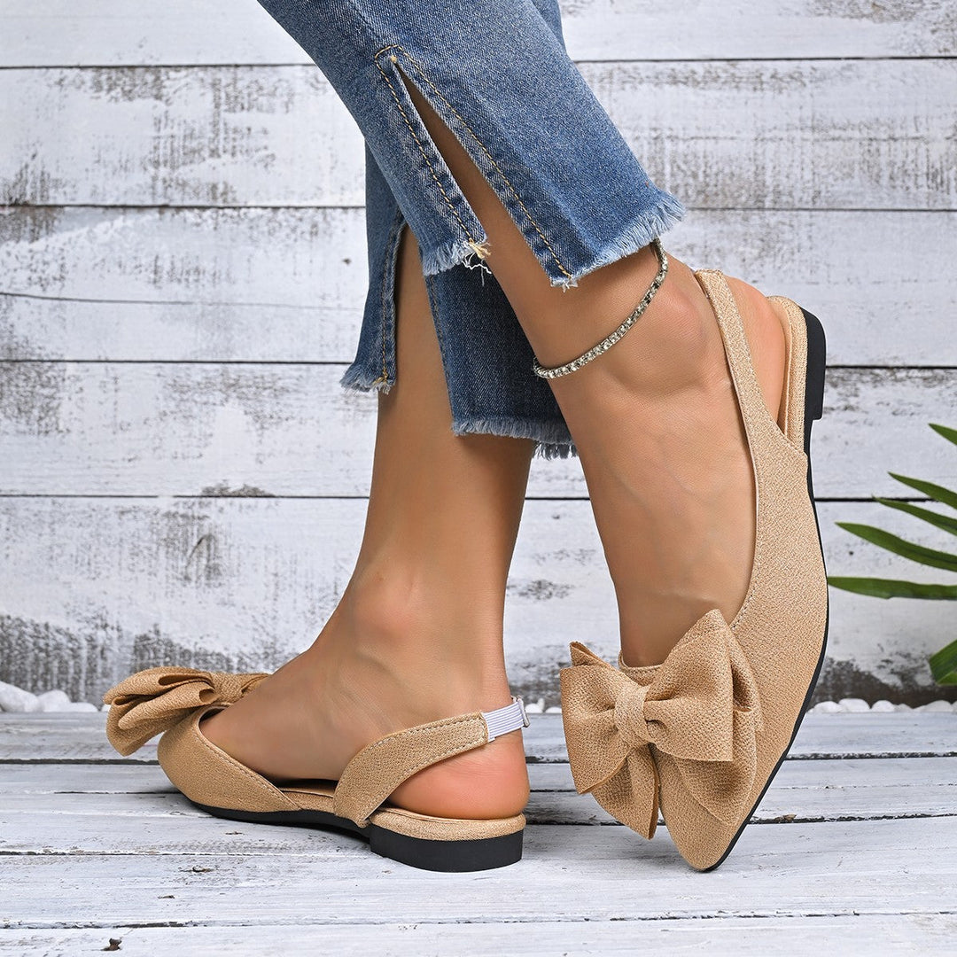 Damen Slipper mit dekorativem Schleifen-Detail Drune