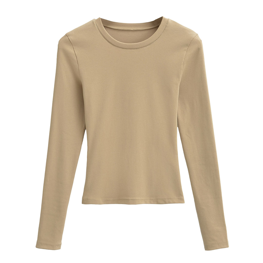Damen Langarmshirt aus weichem Baumwollmix Drune