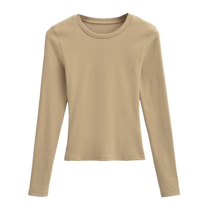 Damen Langarmshirt aus weichem Baumwollmix Drune
