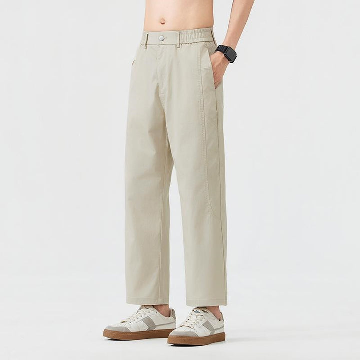 Herren Legere Relaxed Fit Stoffhose Drune