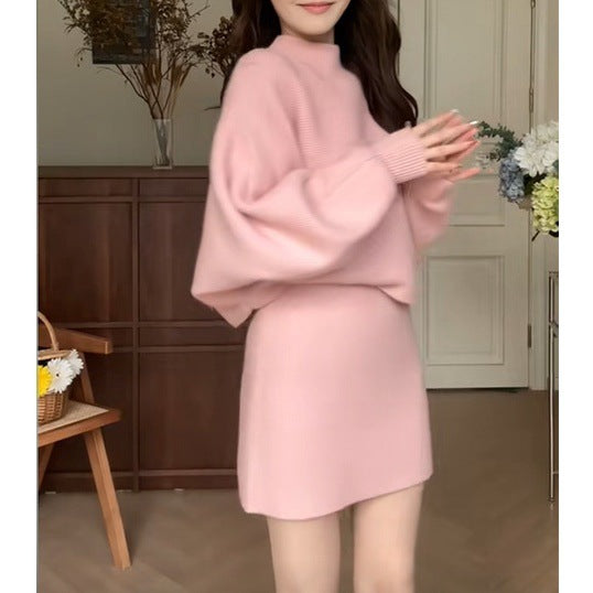 Damen Modisches Strickkleid Drune