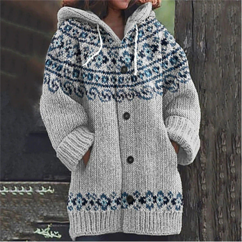 Drune | Streifenmuster-Cardigan