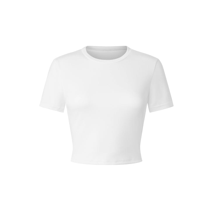 Damen Crop-Top mit nostalgischem Grafikdesign Drune