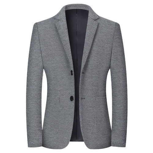 Herren Klassischer Blazer aus hochwertigem Materialmix Drune