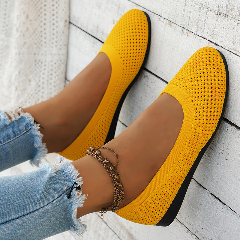 Lässige Atmungsaktive Flache Schuhe Drune