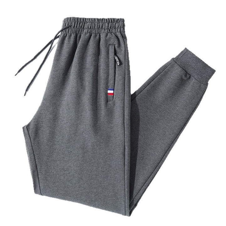 Herren Tapered-Jogginghose mit Tunnelzug, Reißverschlusstasche & Rippbündchen Drune