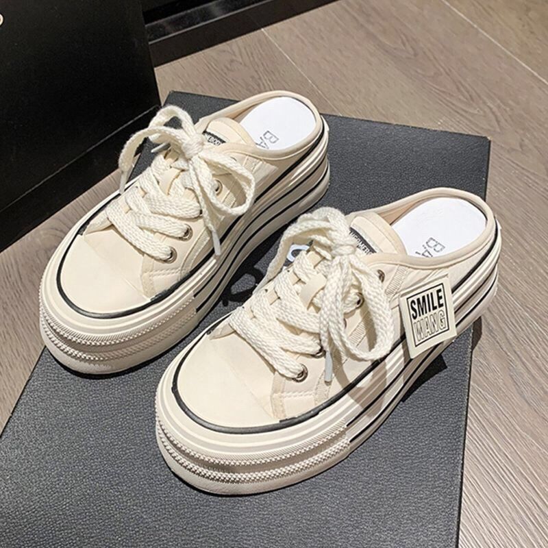 Damen Lässige Canvas-Sneaker mit strapazierfähigem Obermaterial und unverwechselbarem Design Drune